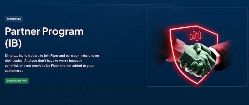 Fiper Partner Program Offers Up to 50% Commissions for Referrals